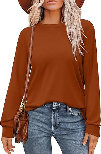 WIHOLL Women's Long Sleeve Tunic Top