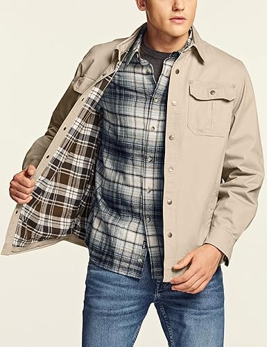 CQR Men’s Cotton Flannel Jacket