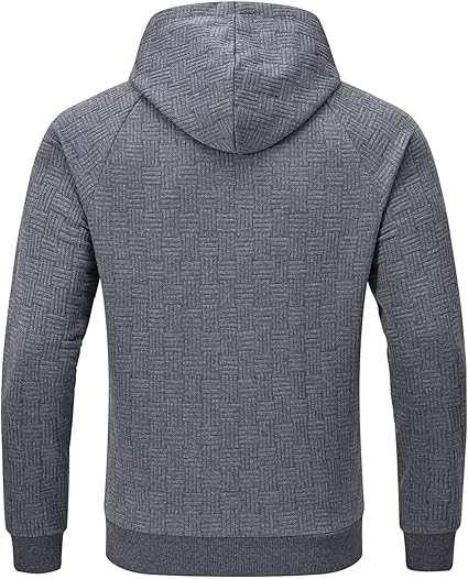 Tyhengta Men's Geometric Hoodie Pullover