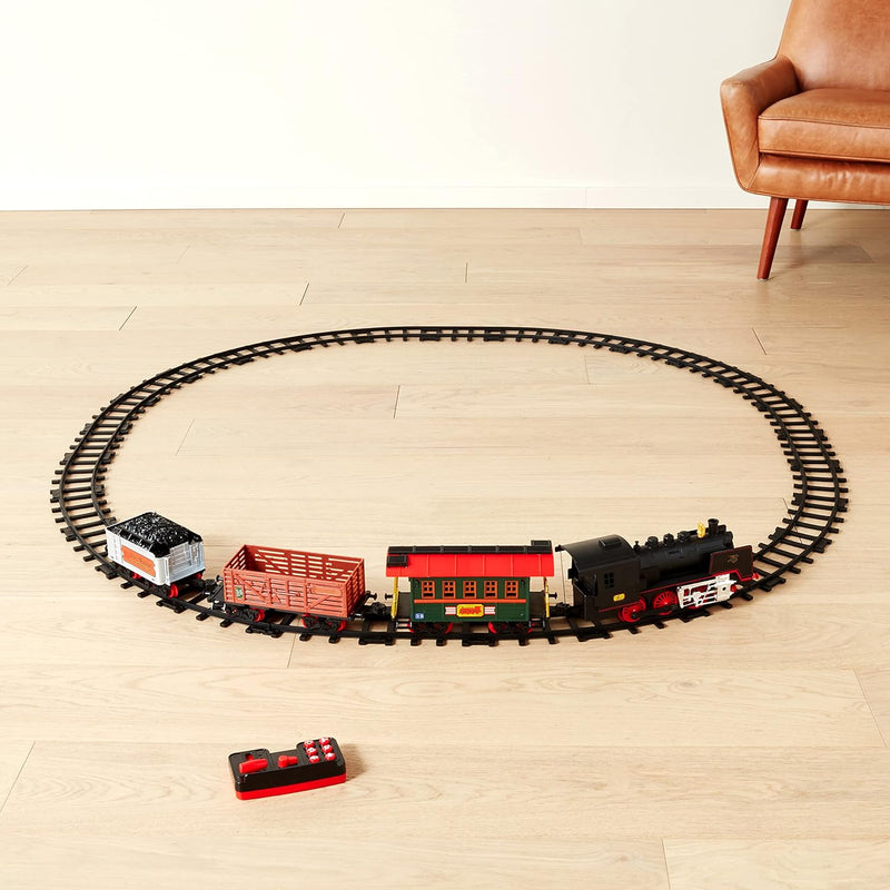 Remote Control Steam Engine Train Set for Kids