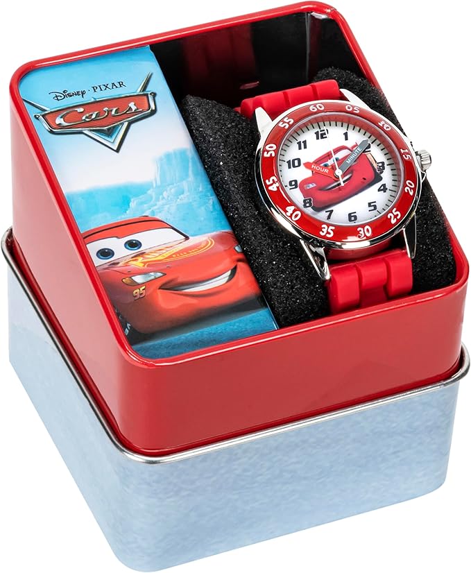 Accutime Kids' Cars Lightning McQueen Watch