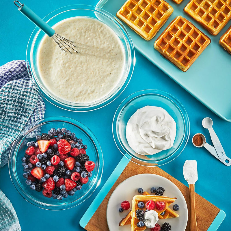 Pyrex 3-Piece Glass Mixing Bowl Set