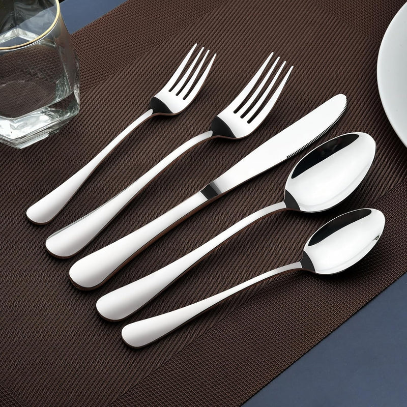 40-Piece Stainless Steel Silverware Set for 8