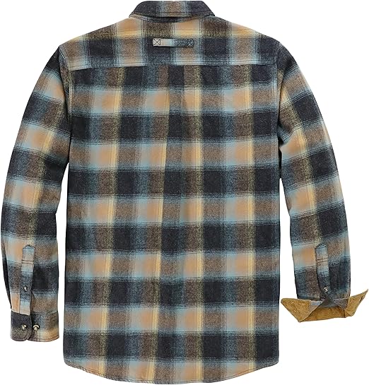 Dubinik Men’s Brushed Flannel Shirt