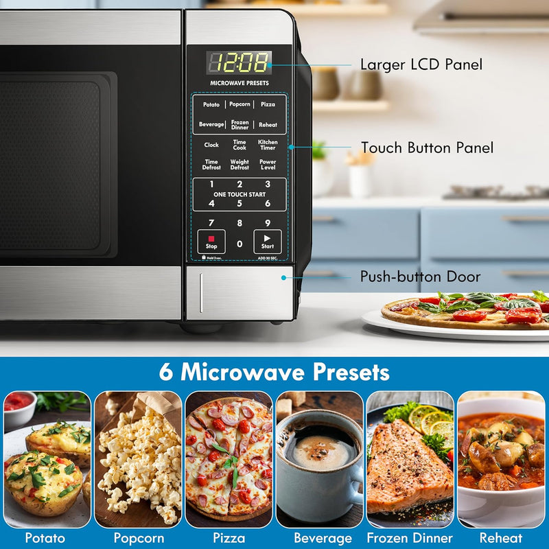 Kenmore 0.9 Cu Ft Stainless Microwave