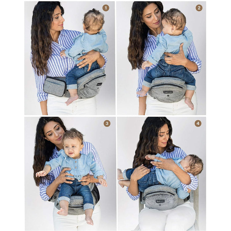 TushBaby Safety Certified Hip Seat Baby Carrier